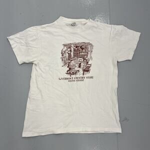 Vintage 90s The Vermont Country Store Weston White T-Shirt